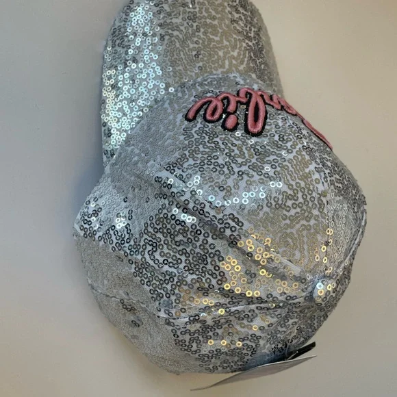 Sequin Barbie Baseball Hat For Girls - Picture 2 of 3